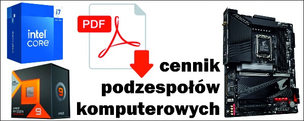 cennik podzespołów